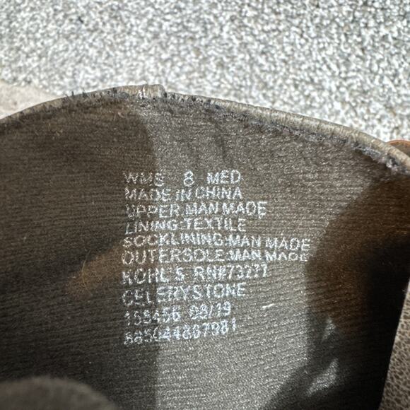 Retro Y2K SO Ankle Boots Womens 8 Boho Western Biker Braided Strap Faux Leather - Picture 7 of 11